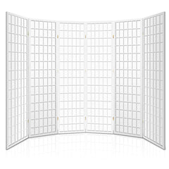 Artiss 6 Panel Room Divider Screen 261x179cm White-SA_Metro