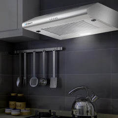 Devanti 600mm Range Hood 60cm Rangehood Stainless Steel