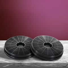 Devanti 17cm Range Hood Carbon Charcoal Filters Replacement X2