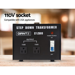 Giantz 2000 Watt Step Down Transformer