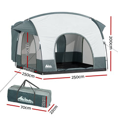 Weisshorn Camping Tent SUV Car Rear Extension Canopy Outdoor Portable Family 4WD-VIC_Metro