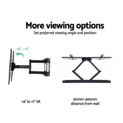 Artiss TV Wall Mount Bracket for 32"-70" LED LCD Full Motion Dual Strong Arms