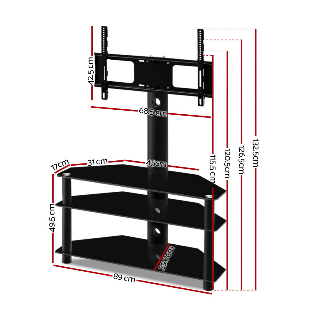 Artiss TV Stand Mount Bracket for 32"-60" LED LCD 3 Tiers Storage Floor Shelf-NT_Metro