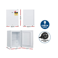 Devanti 60L Upright Freezer Fridge White-NSW_Rural