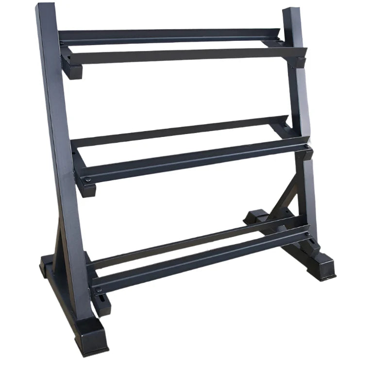 Curve Fitness Three-Tier Dumbbell Rack (110cm wide)