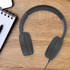 Laser Wired Headphones with 40mm Drivers Black