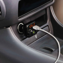 Laser FM Transmitter Handsfree USB Charger