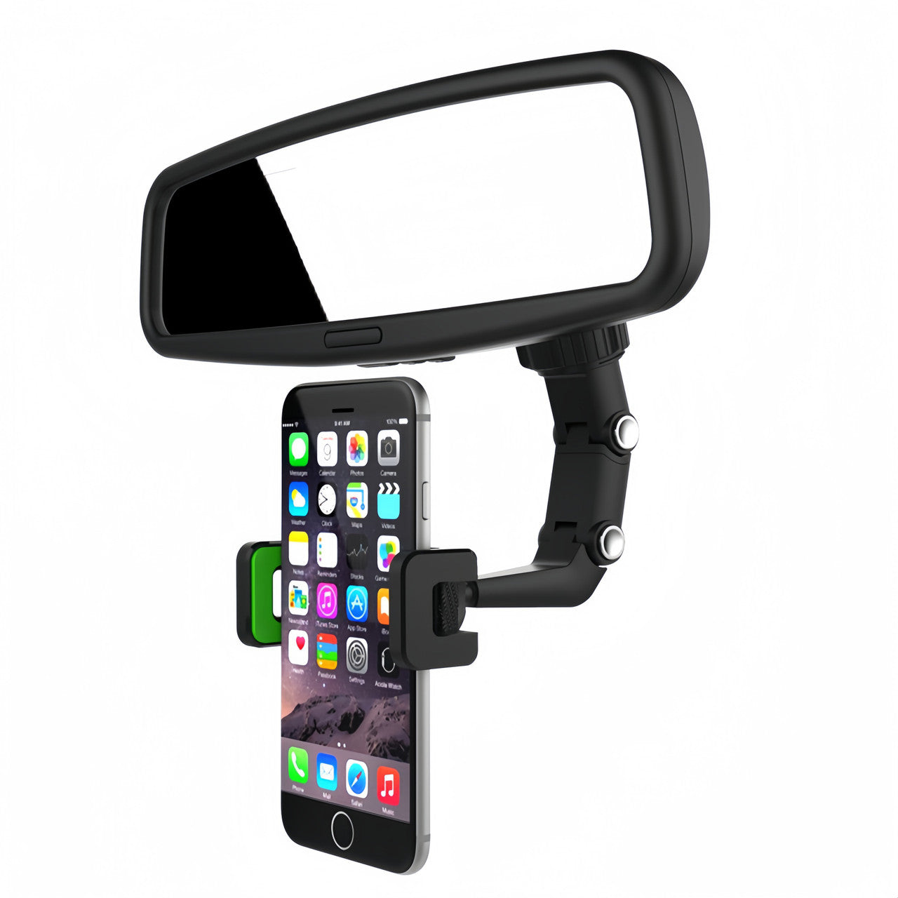 Laser Phone Holder Rear Vision Mirror Mount