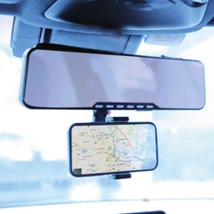 Laser Phone Holder Rear Vision Mirror Mount