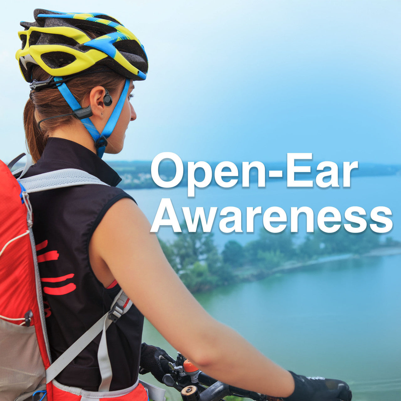 Laser Wireless Open Ear Earphones Black