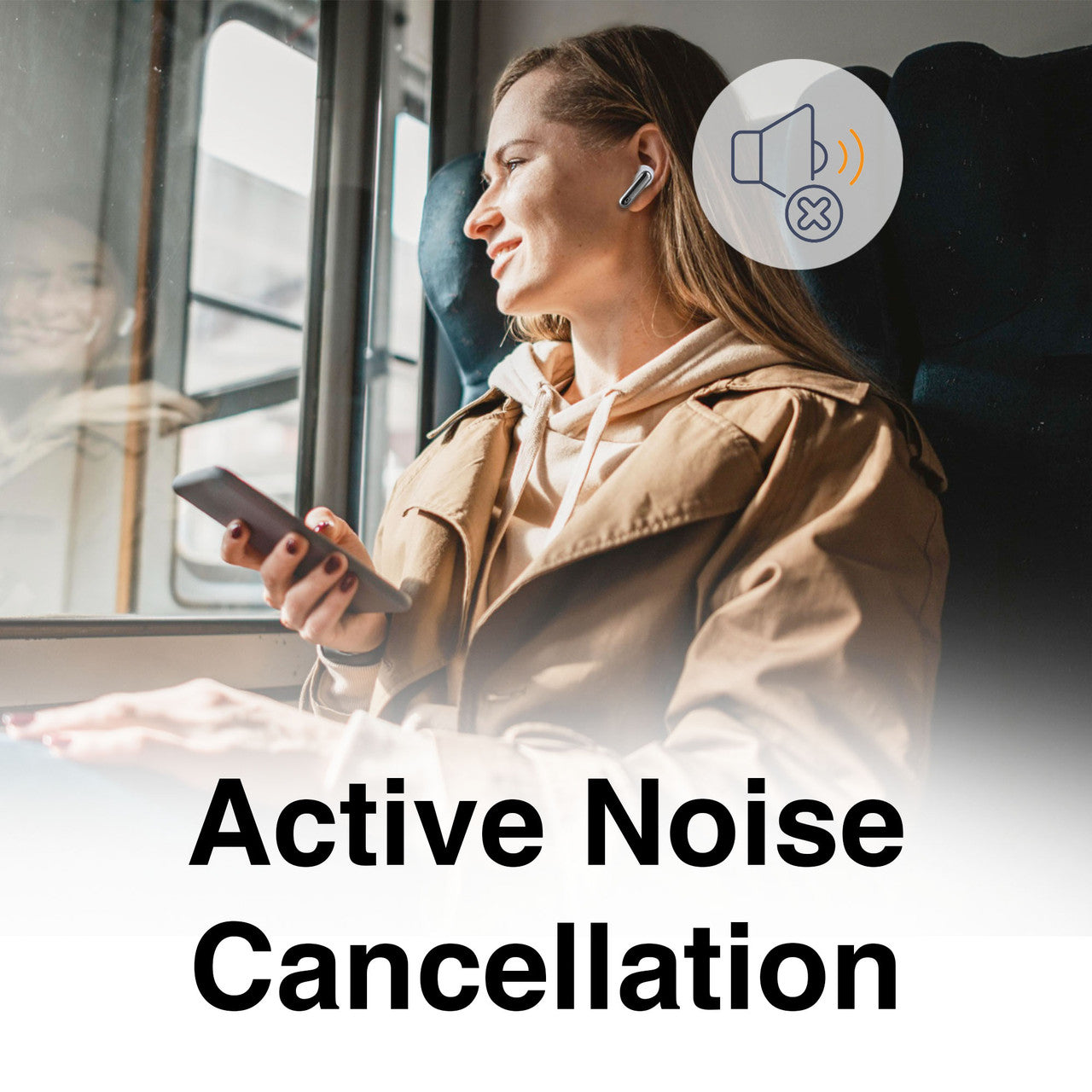 Laser Noise Cancelling TWS Earbuds Silver