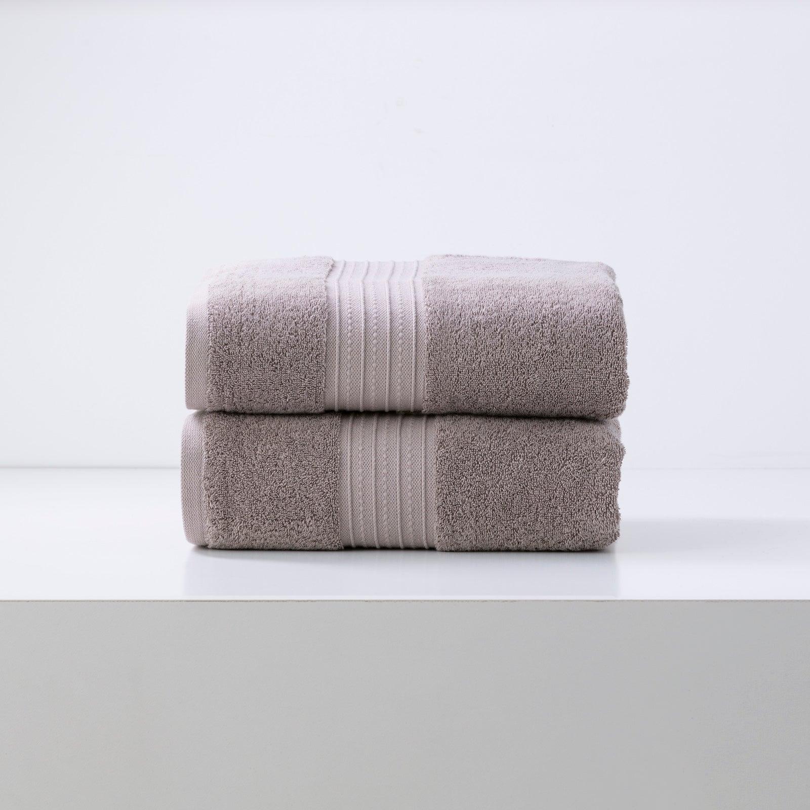 Brentwood 650 GSM Low Twist 2 Pack Whisper Bath Sheet by Renee Taylor