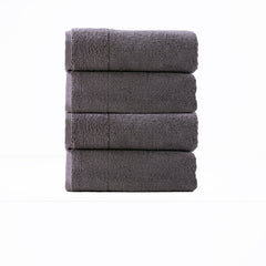 Aireys 650 GSM Zero Twist 4 Piece Nickel Bath Towel by Renee Taylor