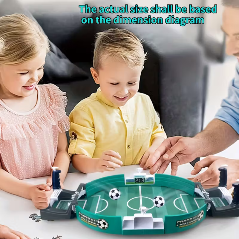 Children's interactive tabletop football game, 5 balls, educational sports tabletop toy, plastic frame, suitable for Valentine's Day, Easter and birthday gifts