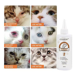 pet products Pet products COAZON, Eye Stain Remover for Dogs and Cats, Dry Eyes, Keratitis ,Conjunctivitis,One's Eyes Become Bloodshot,Redness And Itching, Increased Secretion