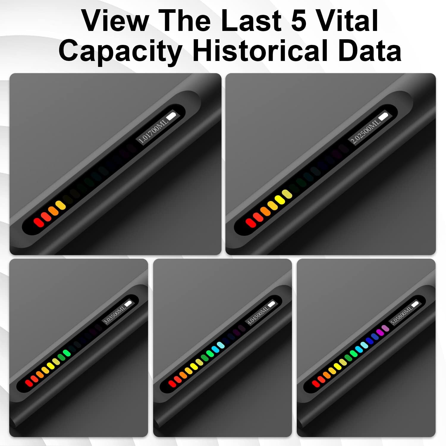 Portable Smart Breathing Trainer – Rechargeable Respiratory Exercise Device with LED Progress Bar | Boost Lung Capacity & Endurance for Athletes, Runners & Fitness Enthusiasts