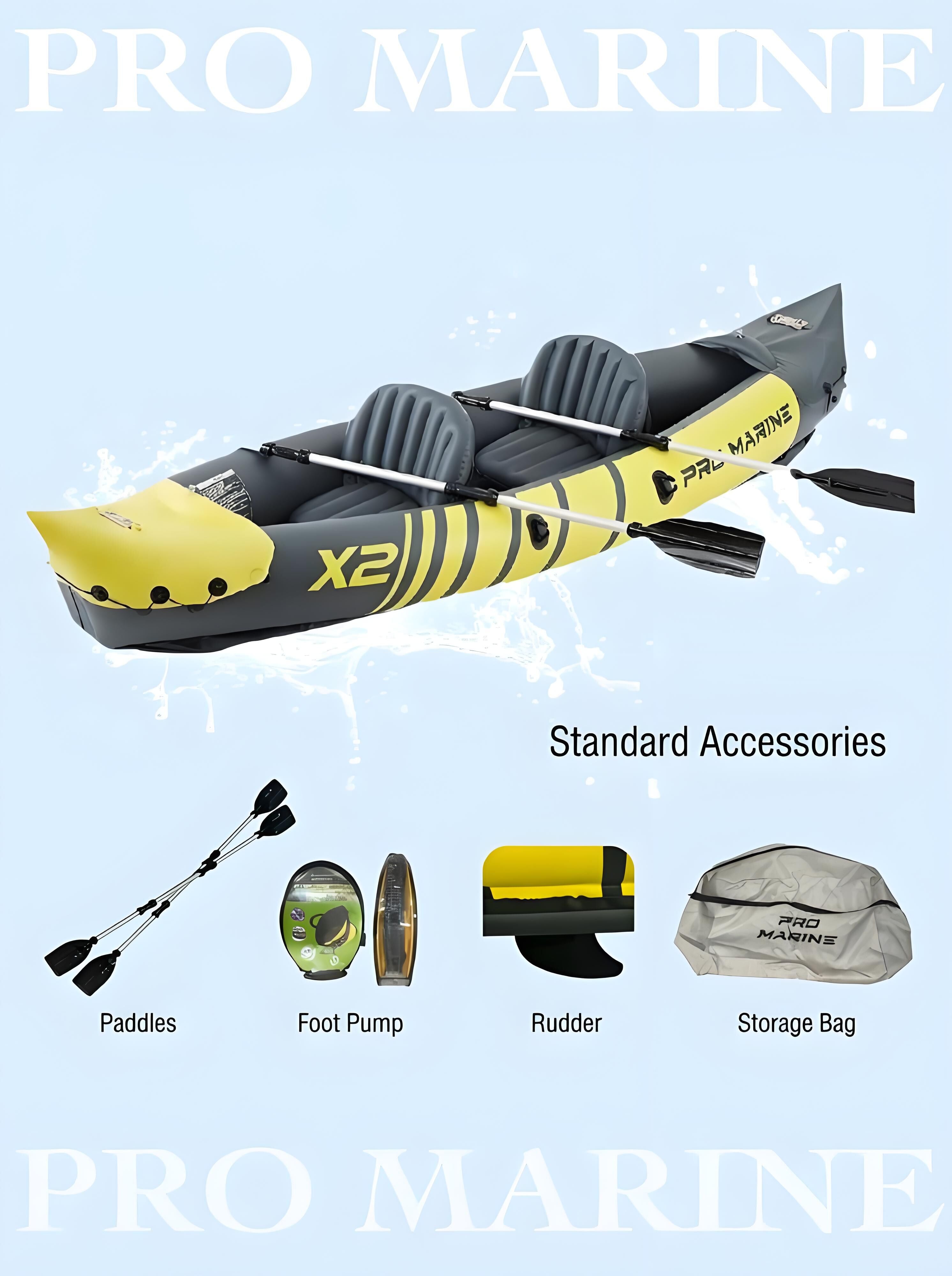 Advanced Elements Inflatable Kayak: 1/2 Person Recreational Convertible (Yellow) – Tandem/Solo Paddling with Durable PVC Hull