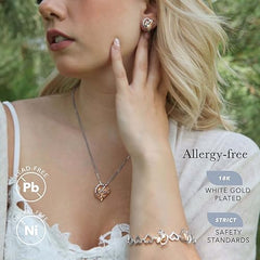 Infinity Love Heart Necklace, Birthstone Necklace for Women, Jewelry for Women with Healing Crystals, Allergy Free Pendant Necklace-16-Energy-Calcite Orange