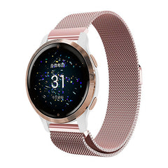 Garmin Venu 2 2S SQ Compatible Stainless Steel Gold Milanese Magnetic Bracelet