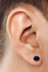 Organic Stone Amethyst Double Flared Saddle Ear Gauge Double Flare plugs Stretcher Lobe Earring Piercing Jewelry Choose Sizes  2pcs-00g (10mm)-Stone    2pcs-00g (10mm)-Stone