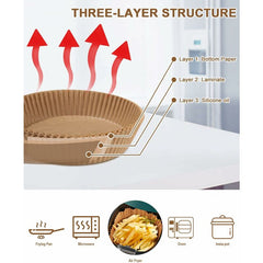 Air Fryer Paper Sheets 120 Pieces, Air Fryer Paper Liner, Air Fryer Parchment Paper, ROund Air Fryer Paper(16 4.5)
