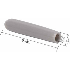 120 Pieces Dishwasher Caps, Inner Diameter 3Mm Pvc Protective Cover, Dish Basket, 325Mm (Grey)
