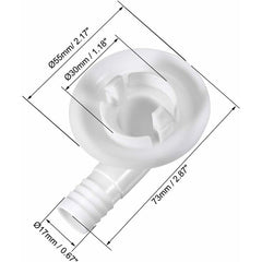 Air Conditioning Drainage Hose Connector Elbow Fitting For Mini-Split Units And Window Ac Unit Parts 30Mm 1 pcs
