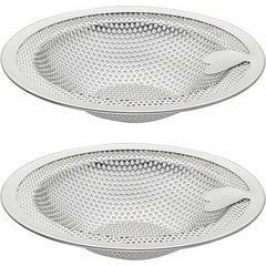 2 pcs Heart Shape Kitchen Sink Filter, Stainless Steel Sink Filter, Sink Grid, Kitchen Sink Stopper, Drain Stopper