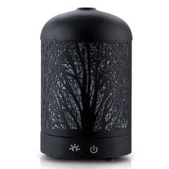 Black Aroma Diffuser 160 ml, Ultrasonic Aromatherapy Humidifier