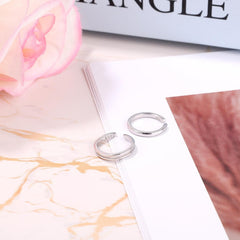 2pcs Sterling Silver Open Toe Rings, 2 Styles Adjustable Silver Toe Rings Simple Design Summer Beach Foot Jewelry Non Tarnish Foot Jewelry for Women