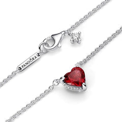 1 Pandora Timeless Red Heart Necklace
