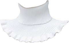 Neck Warmer - Faux Turtleneck - Knitted Warm Neck Warmer - Wearable for Everyday Use - Winter Essential for Women (White)