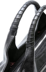 Women's Shoulder Bag - Vintage Handbag - Vintage Handbag with Multiple Compartments - Everyday | Travel Bag - Versatile - Large Capacity - Commuter Bag - Tote Bag - Shoulder/Crossbody Bag - Black