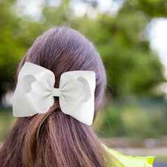Hair Clips - 10 Pieces - Hair Clips with Bow - Solid Color Hair Clips with Bow - Hair Accessories - Suitable for loose hair, braided hair, parties, Christmas, etc.