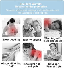 Scarf - Warm shoulder scarf - Warmth and support for the shoulders - Short winter scarf - Shoulder protector - Scarf care - Warm cape