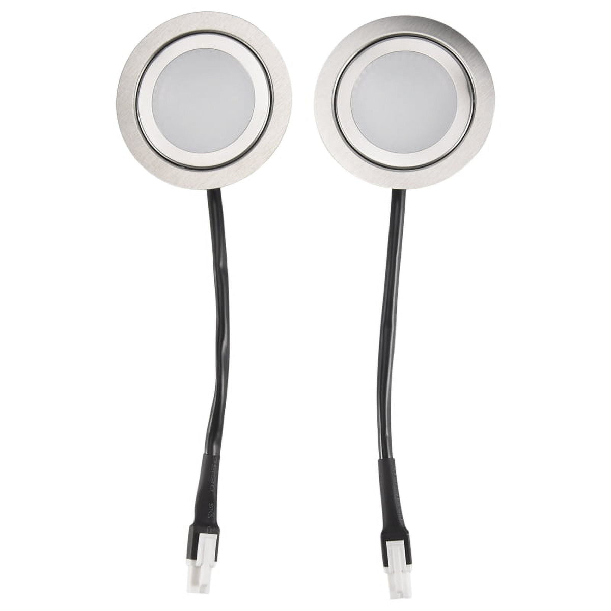 2pcs Range Hood LED Light Bulbs, Stainless Steel Recessed Kitchen Range Hood Light Replacement