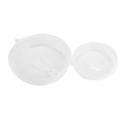 2 Pcs Microwave Splatter Cover, Clear Plastic Food Cover Lid with Steam Vent for Plate Dish Bowl, 10 Inch and 8 Inch