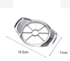 8 Slices Stainless Steel Apple Slicer and Corer, Easy Cut Fruit Cutter, Sturdy and Easy to Use, Silver