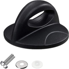 Pot Lid Handle Replacement Knob, Universal Pan Lid Holding Handle Compatible with Rival, for Kitchen Cookware Casserole Glass Saucepan, Black