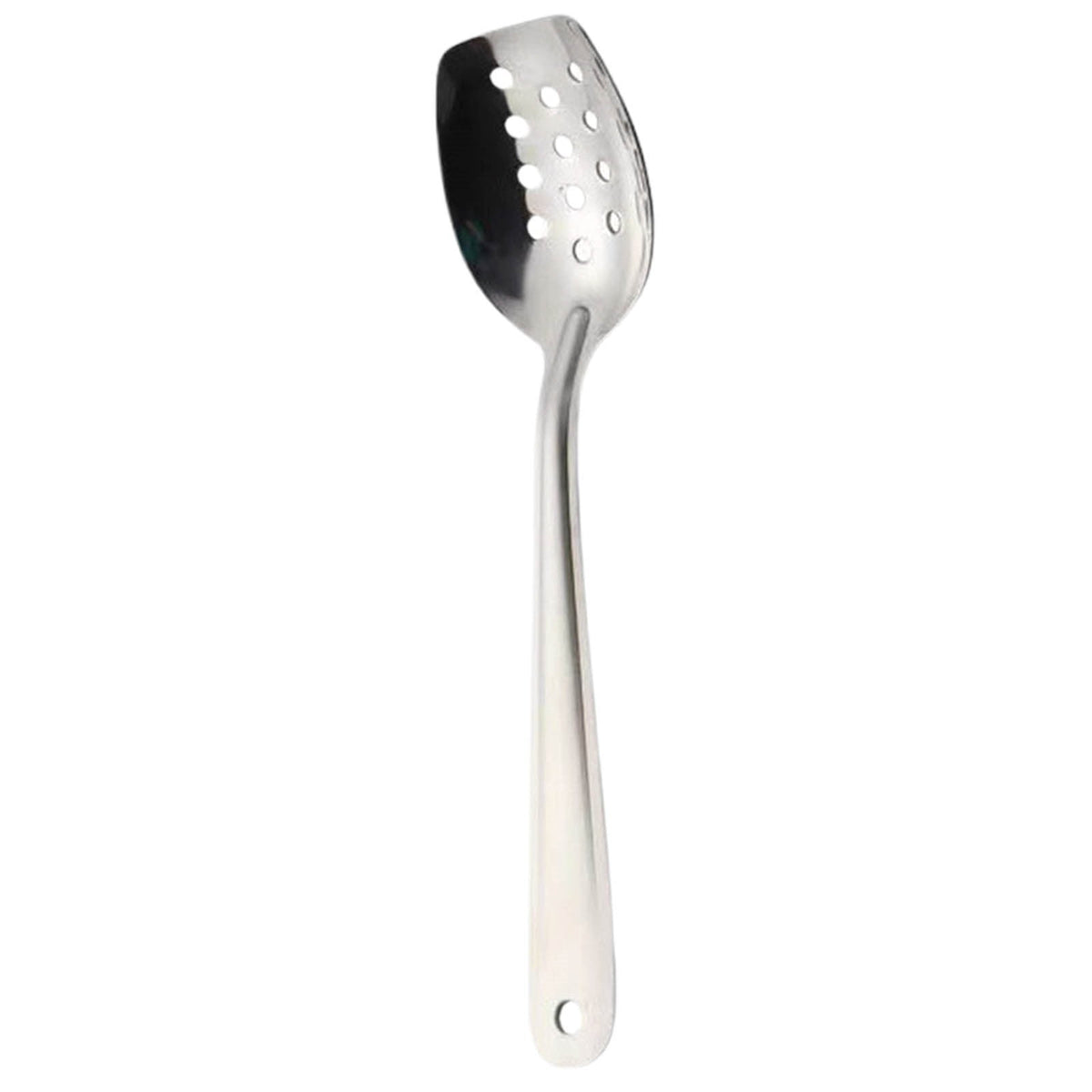 Slotted Serving Spoon, Stainless Steel Buffet Salad Portion Utensil for Restaurant Hotel Catering Use