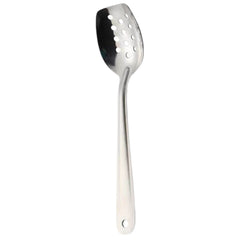 Slotted Serving Spoon, Stainless Steel Buffet Salad Portion Utensil for Restaurant Hotel Catering Use