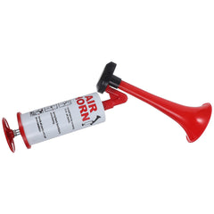 1 Pack Air Horn Pump Hand Horn Sounds Maker Red ABS, 34X5Cm
