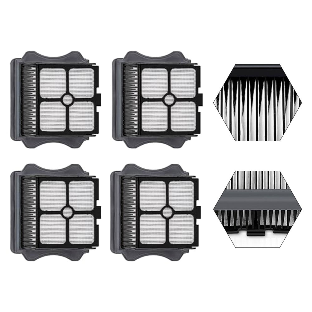 4 Pack Replacement Filters Compatible with Tineco Vacuum, HEPA Filter Set for Floor One S3 S5 S7 Pro