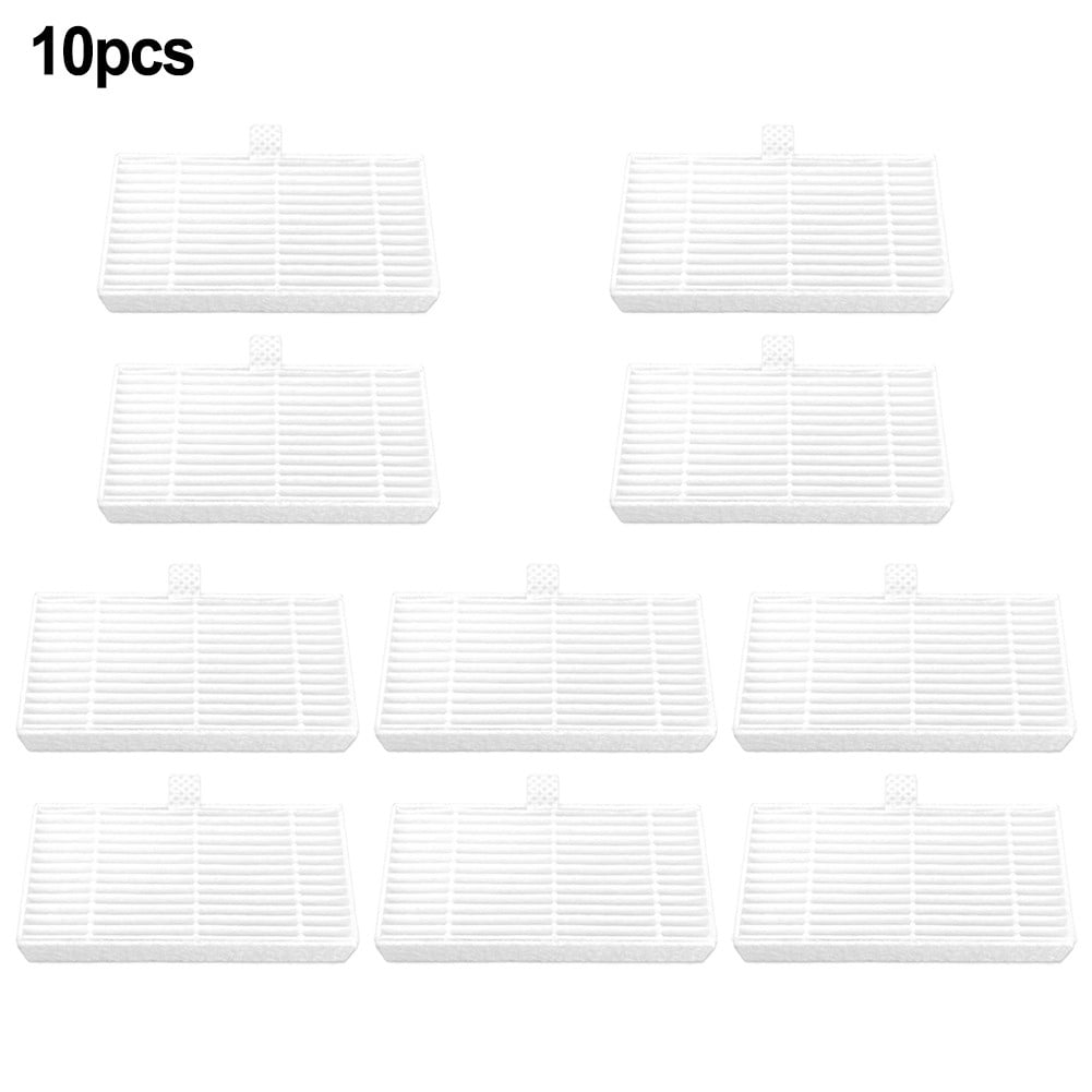 10 Pcs Robot Vacuum Replacement Filter Compatible with MAMNV BR150 BR151 and ZCWA BR150 BR151 2 in 1 Robot Vacuum Cleaner Spare Parts