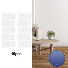 10 Pcs Robot Vacuum Replacement Filter Compatible with MAMNV BR150 BR151 and ZCWA BR150 BR151 2 in 1 Robot Vacuum Cleaner Spare Parts