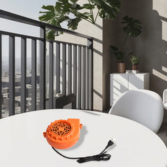 Portable USB Powered Mini Fan Blower for Inflatable Costume and Toys, Orange