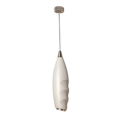 Portable Electric Milk Frother, Handheld Coffee Foam Maker for Lattes, Cappuccino, Hot Chocolate and Everyday Home Use, White
