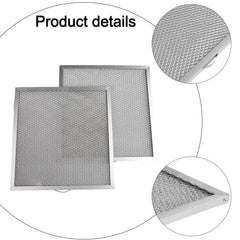 2 Pack Range Hood Replacement Filters Compatible with NuTone, 286 x 295mm