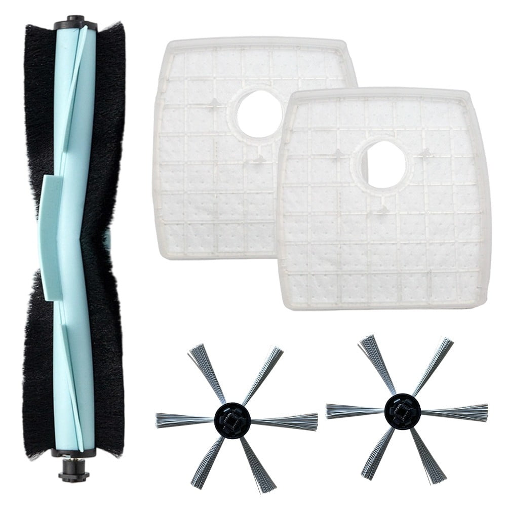 5 Pcs Robot Vacuum Cleaner Accessories Kit Compatible with SilverCrest M690 WAP W310, Main Brush Side Brush Filter