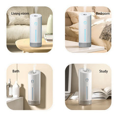 USB Powered Waterless Aroma Diffuser, 50 mL Adjustable Scent Machine with Timer and LED Display for Bedrooms, White
